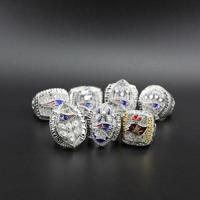 China New England Patriots Custom Casual/Sporting Tampa Bay Buccaneers TOM Brady Rings Mens Nfl Championship Rings Set DROPSHIPPING for sale