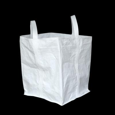 China Retractable 600kg 800kg Cross Corner Bulk Bag ISO 9001 Builders Sand Ton Bag for sale