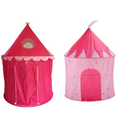 China Soft Toy Nice Pop Up Pink Love Star Child Children Princess Castle Play Tent for sale