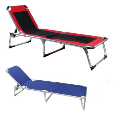 China With Hole For Reading Aluminum Outdoor Beach Sun Lounger Folding Camping Foldable Chair for sale