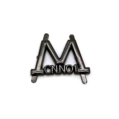 China High Quality Metal Hardware Accessories Metal Plates Brand Metal Logo For Handbags Label Custom Tag for sale