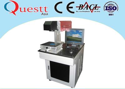 China 10W CO2 Laser Marking Machine For Plastic Leather Fabric With Air Cooled for sale