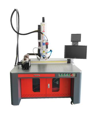 China Raycus Desktop Auto Rotate Laser Welder 500w 1000w 2000w Fiber Laser Welders Water Cool Easy Operate Laser Welder for sale