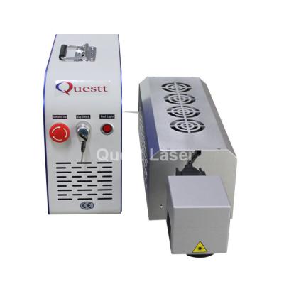 China Mini Jewellery Co2 Fiber Laser Printer Metal Steel Marking Printing 30w 50w for sale