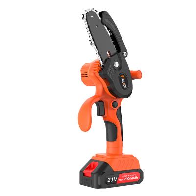 China Wood Saw Portable handheld electric cordless chain saw lithium battery mini chainsaw electrica for wood cutting for sale