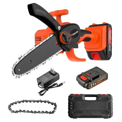 China Wood Saw Portable 6 inch lithium battery chainsaw handheld cordless mini electric chain saw for garden pruning for sale