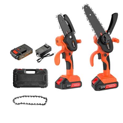 China Wood Saw Customized 4 6 inch mini cordless electric chainsaw portable small lithium battery chain saw for household garden pruning for sale