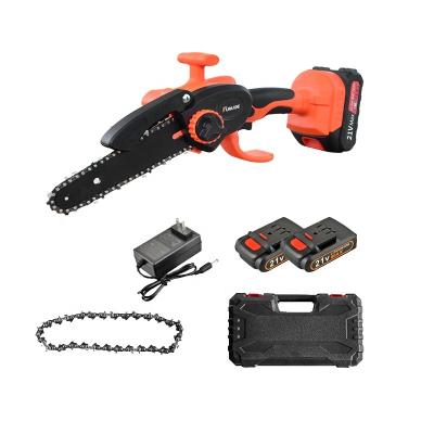 China Wood Saw Mini one-hand electric chain saw rechargeable lithium battery garden pruning chainsaw wood cutting cordless woodworking saw for sale