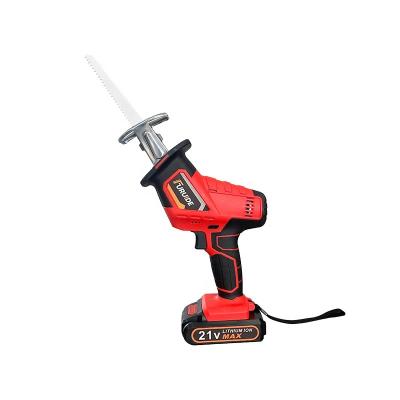 China Wood Saw High power portable cordless lithium battery saber saw electric reciprocating saw for wood / metal cutting for sale