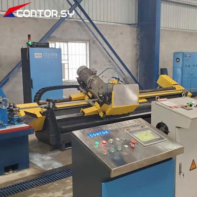 Κίνα Drain CNC Tube Mill And Pipe Slitter Metal Circular Sawing Machine CNC Machines For Sale Cold Cut Flight Saw προς πώληση