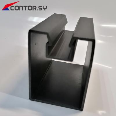 China Contemporary Aluminum Steel Aluminum SS U Catalog Extrusion For Fence Windows And Doors Black Gola Profile Price Suppliers Profiles for sale