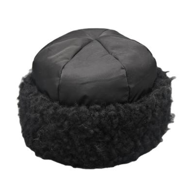 China COMMON Manufacturer Spot Winter Warm High Quality Warm Knit Hat Deep Knit Real Bucket Hat Fur Shearling Beanie Hats for sale