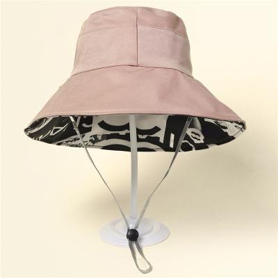 China 2021 New Image Design Spring Summer Outdoor Sports Sun Shade Cloth Twine Detachable Custom Double-Sided Bucket Hat for sale