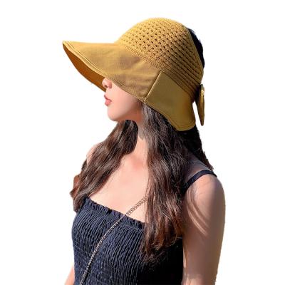 China High Quality Picture Spring Summer Women Travel Beach UV Protection Color Fishing Sun Empty Top Breathable Multi Cap for sale