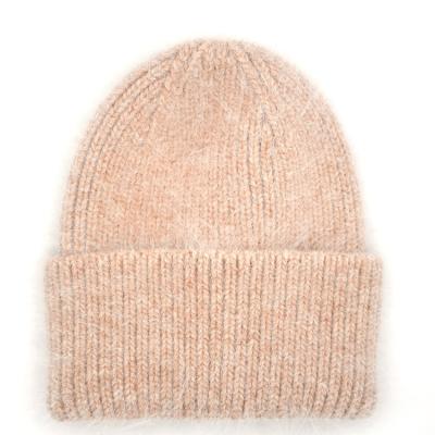 China New Korean version COMMON Korean Wool Beanie Hats Soft Warm Knitted Rabbit Autumn And Winter Fashion Custom Version for sale