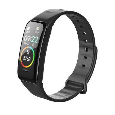 China Touch Screen Color Display With Touch Screen Personal Monitoring Wristband Pedometer Heart Rate Smart Band for sale