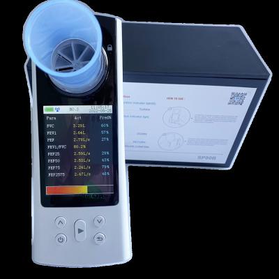 China Color Screen Color Display With Meter Lung Spirometer Software Function Portable Spirometer for sale