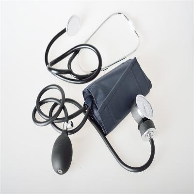 China Home Cheap Blood Pressure Meter Aneroid Hospital Sphygmomanometer With Stethoscope for sale