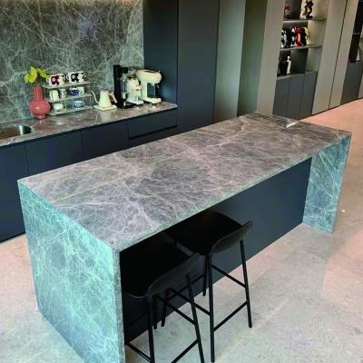 China High Quality Marble Dining Set Light Floor Tiles OEM/ODM Modern Kitchen Countertops Natural Marble Stone for sale