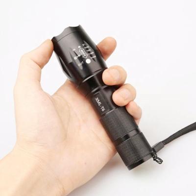 China Outdoor camping hike rechargeable walking logo printing led flashlight high lumen UV LED blacklight emergency superior strongest tactical flashlight for sale