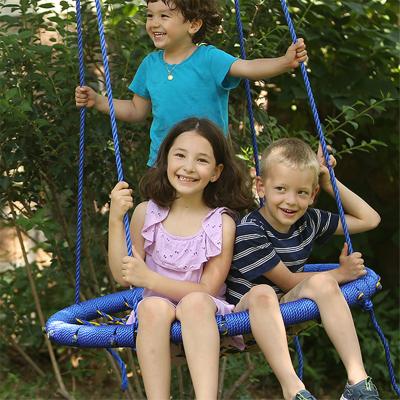 China Fully Assembled Modern Kids Saucer Tree Swing, Round Bird's Nest Swing for sale