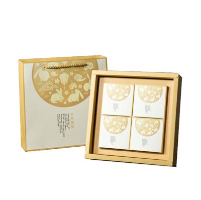 China OEM Luxury Biodegradable Custom Packaging Mooncake Paper Box Mooncake Mooncake Box for sale