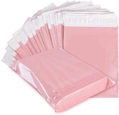 China Strong adhesive drives are also cheap and eco-friendly pink poly ad bag for sale