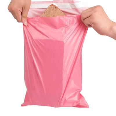 China Big Strong Adhesive Price Reduction For Eco Friendly Pink Mailer Poly Bag for sale