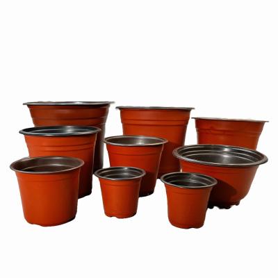 China Series 3 Red plastic plant pot BN210 for sale