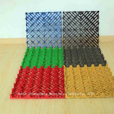 China Modern Plastic Interlocking Floor PP Indoor Plastic Floor Mats for sale