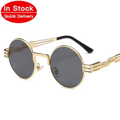 China Fashion Sunglasses 2019 Custom 2680 Glass Eyewear OEM Logo Women Wholesale Men Sun Glasses Sun Glasses Steampunk Metal Running Fashion for sale