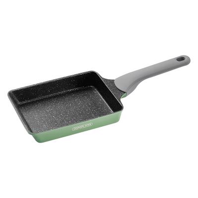 China Stocked made in china square omelette pan aluminum alloy kitchen cookware omelette pan for sale