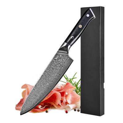 China Viable Hot Selling Amazon Chef Knife 8 Inch Japanese Knife 3 Layer 9CR18MOV Wrapped Pro Knife Steel Kitchen Sushi Chef Gyuto Hot Sales for sale