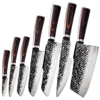 China Popular Amazon Damascus Chef Knife Set Viable for sale