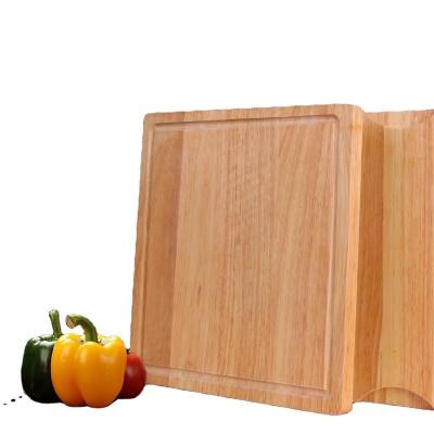 China Sustainable Kitchen Natural Oak Vegetable Solid Wood Cutting Board for sale