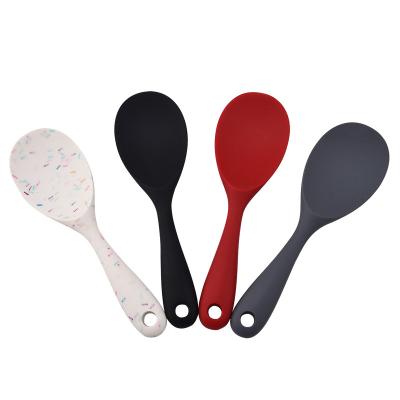 China 2021 New Viable Baby Spoon Food Grade Silicone Heat Resistant Spoon for sale