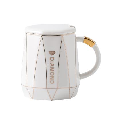 China Wholesale Stocked China Manufacturer Creative Breakfast Mug Nordic Single Cup With Handle for sale