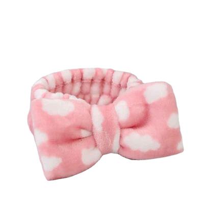 China Factory direct sales viable wholesale and factory direct sales viable Princess Makeup headband face wash women's spa hair band bow headband for sale