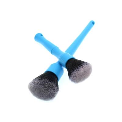 China 2pcs/set car wash brush super quality air vent cleaning car wash interior detailing brush soft car brush for sale