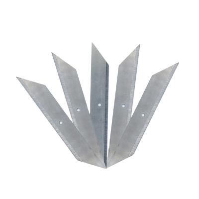 China Customized One Hole Stainless Steel Single Change Diamond Tool Blade for sale