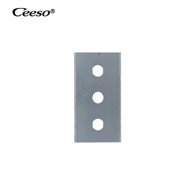 China Factory Ceeso HSS Material 43x22x0.25mm Film Slitter Three 3 Hole Blade for sale