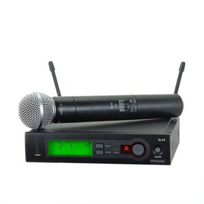 China Cost-effective highly sensitive handheld wireless microphone SLX24 for sale