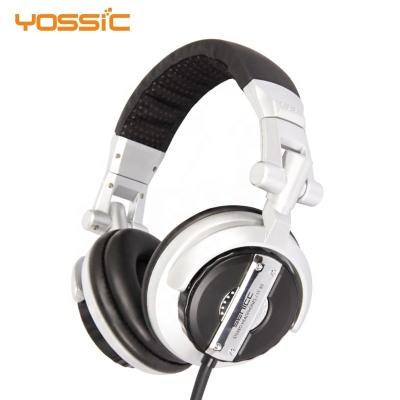 China Comfortable Yossic 50mm Stereo Headphones Studio Monitor Closed Back Headphones For DJ for sale