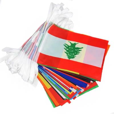 China Sports and International String /Country Flags Games String Flag Set World Cup Flag Set for Decoration for sale