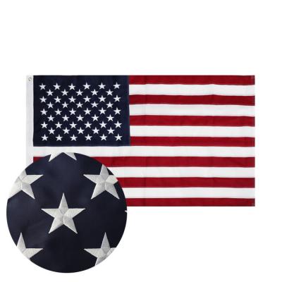 China Marriage favors & High Quality Embroidery Bridal American Flag Party Gifts Flag for sale