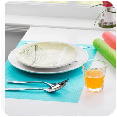 China Hot Plastic Fridge Drawer Liner Coasters Shelf Liner for Table Decoration Accessories for sale