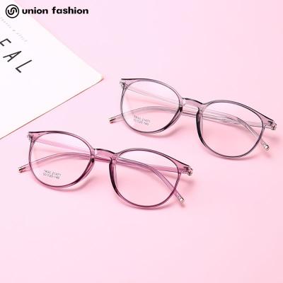 China Fashion Latest Hot Selling TR 90 Series Form Female Male Spectacle Optical Frames for sale