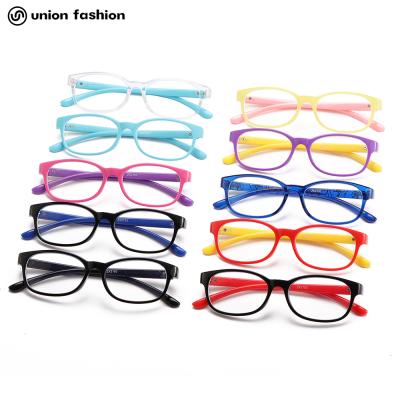 China OEM Cute Comfortable Light Blue Anti Children Kids Fashion Colorful Glasses for sale