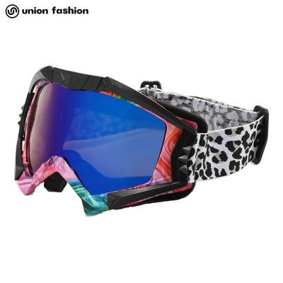 China 2021 New Style Anti Fog Protection Safety Glasses Single Lens Ski Mens Sports Sunglasses for sale