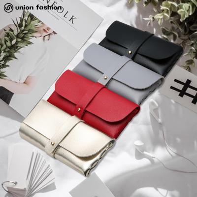 China Hot Selling Fashion PU Sunglasses Case Soft PU Leather For Glasses Eyewear Bag Holder Case for sale